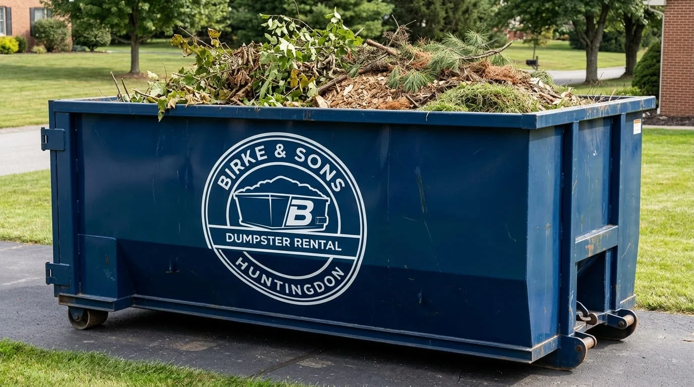 Yard Waste Dumpster Rental Huntingdon PA-img